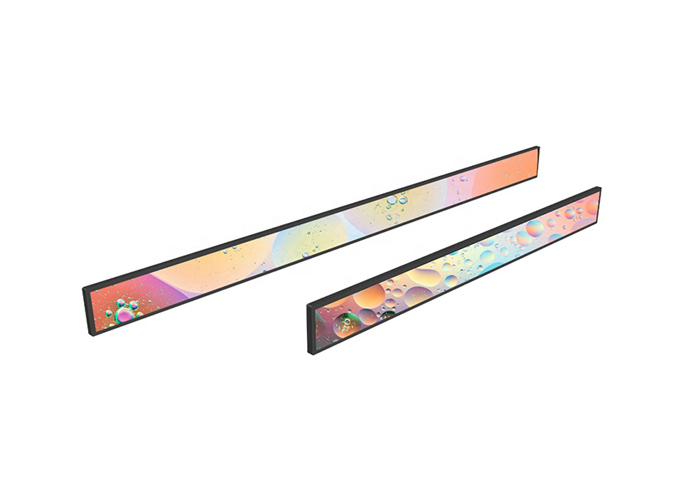 47.1 inch stretch bar display for shelf edge